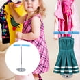 thumbnail image 2 of SHISUYAN Plastic Clothes Display Stand Girl Dress Clothes Stand Clothes Showing Rack, 2 of 5