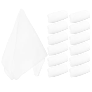Woeilo 20 Pcs Disposable Cleaning Towel Paper Towels Microfiber Rags Fitness Travel White