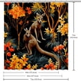 thumbnail image 6 of yowmns Waterproof Curtain Sets - Printed, Hooked Shower Curtain Set for Bathroom Decoration, 6 of 6