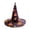 A, variant on Witch Hat for Women, Halloween Party Costume Hat, High Top Pointed Wide Brim Quilted Cone, Ideal for Cosplay Dress Up and Themed Parties A