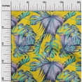 thumbnail image 1 of oneOone Viscose Jersey Yellow Fabric Neem Leaves Fabric For Sewing Printed Craft Fabric By The Yard 60 Inch Wide, 1 of 5