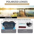 thumbnail image 5 of Heart Sunglasses Women Polarized Metal Frame Trendy Cute Heart Shaped Sunglasses UV400 Protection, 5 of 5