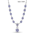 thumbnail image 3 of 3 3/4 Carat T.G.W. Tanzanite And White Diamond Accent Sterling Silver 4-Piece Jewelry set, 3 of 9