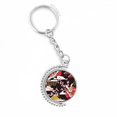 thumbnail image 1 of japan cranes sakura cloud sun rotatable keyholder disc accessories chain clip, 1 of 3