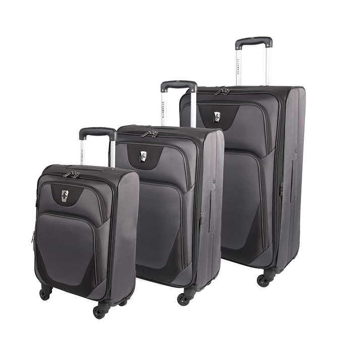 atlantic 3 piece spinner luggage set