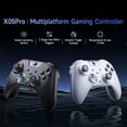 thumbnail image 3 of QUCOPRE Wireless PC Gaming Controller for PC/Android/iOS/Switch/Switch 2/Steam, Bluetooth Controller with Noise-Canceling Buttons,Dual-Stage Triggers,8 Way D-pad,4 Vibration Motors, 3 of 14