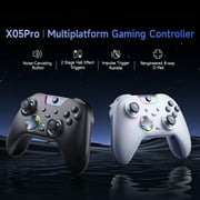 QUCOPRE Bluetooth Controller, Wireless Gaming Controller for PC/Android/iOS/Switch/Switch 2/Steam with Noise-Canceling Buttons,Dual-Stage Triggers,8 Way D-pad,4 Vibration Motors