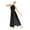 Black, variant on Yartina Womens Sequined Lyrical Ballet Dress Modern Contemporary Dance Costume Mesh Long Split Skirt White M