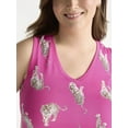 thumbnail image 6 of Joyspun Women's Printed Tank Top and Shorts Pajama Set, 2-Piece, Sizes XS-3X, 6 of 6