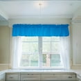 thumbnail image 2 of Solid Poplin Window Valance 58" Wide Turquoise, 2 of 3