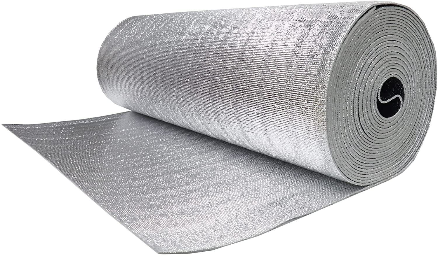 Details about   20SF Reflective Foam Thermal Foil Insulation Radiant Barrier 4 X 5 Ft Roll R8 