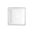 thumbnail image 2 of American Imaginations 16-in. W CUPC Square Bathroom Undermount Sink Set In White - Gold Hardware - Overflow Drain Incl. AI-31810, 2 of 7