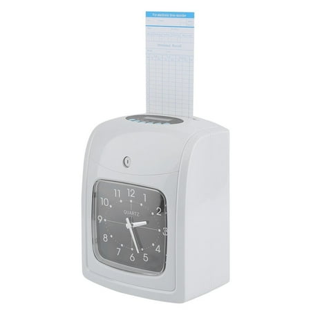 K-8 English Paper Card Attendance Employee Machine Punch Time Clock Recorder