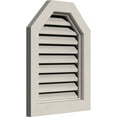 thumbnail image 2 of 24"W x 36"H Octagonal Top Gable Vent (29"W x 41"H Frame Size): Primed, Functional, Smooth Western Red Cedar Gable Vent w/ Brick Mould Face Frame, 2 of 12