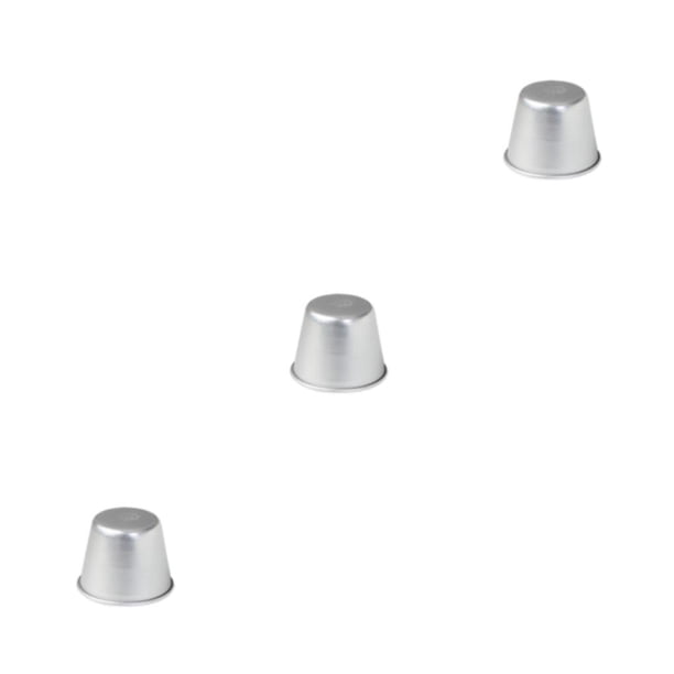 Injueey 8 Uds. De moldes de acero inoxidable asequibles y respetuosos con el medio ambiente para hornear, molde para hornear sostenible, taza Type1 NO1