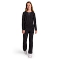 thumbnail image 6 of Reebok Girl's Legacy Side Ruched Long Sleeve Performance Top, Sizes 4-18, 6 of 8