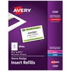 Avery Name Badge Inserts, 2.25" x 3.5", 400 Inserts (5390)