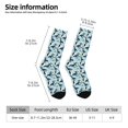 thumbnail image 2 of Disketp Penguins Dolphins Whales Unisex Crew Socks Lightweight Breathable Ventilation Ankle Socks, Mid-calf socks for Daily, 2 of 6