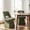 Green, variant on Vknow Modern Swivel Dining Chair, Upholstered Chenille Accent Chair, Comfy Cozy High Back, for Dining Room, Living Room, Vanity, Home Office,Vanity, Set of 4, Khaki