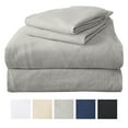 thumbnail image 2 of Great Bay Home Super Soft All-Season Sheet Set (Full, Light Grey), 2 of 4