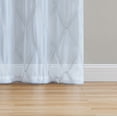 thumbnail image 3 of VCNY Home Capri 4-Piece Diamond Grommet Sheer Curtain Panel Set, White/Grey, 38" x 84", 3 of 5