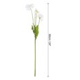 thumbnail image 2 of Uxcell 24" Artificial Silk Faux Flowers Permanent Floral Bouquet Decor, White 10 Stems, 2 of 5