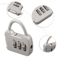 thumbnail image 4 of Color Password Padlock Cabinet Trolley Case Password Lock Backpack Fastener Lock, 4 of 9
