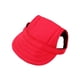 thumbnail image 1 of BRIGHTFUFU Gorra de béisbol decorativa con visera para perro cachorro (roja, XL), 1 of 1