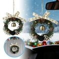 thumbnail image 1 of Festive Seasonal Wreath for Front Door Celebration Greenery Arrangement for Home, 1 of 5