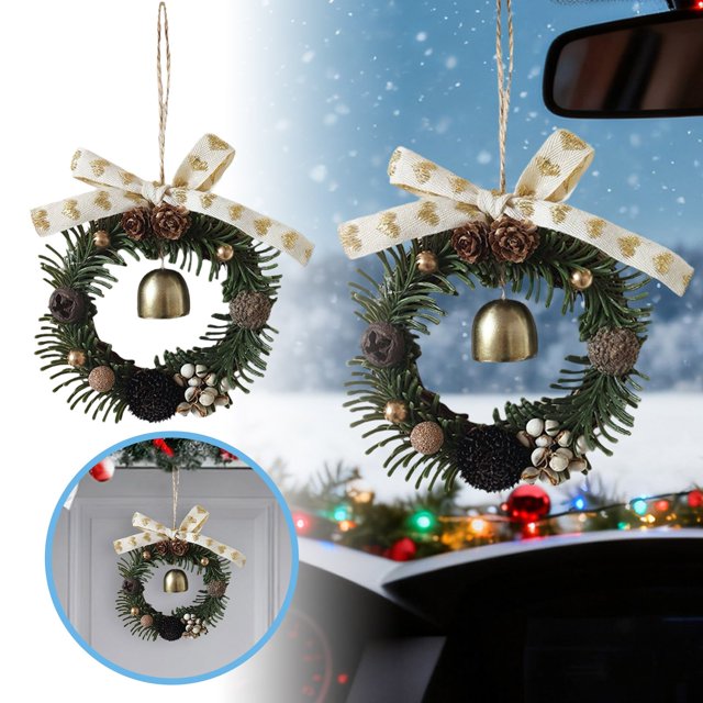 Festive Seasonal Wreath for Front Door Celebration Greenery Arrangement for Home