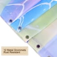 thumbnail image 2 of Mermaid Shower Curtain, Mermaid Tail Shower Curtain for Kids Bathroom Fish Scale Ocean Theme Bath Curtain Home Decoration with 12 Hooks 72 Inch Shower Curtain, 2 of 6