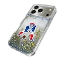 thumbnail image 2 of New England Patriots Linen Logo iPhone Glitter Case, 2 of 6