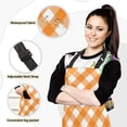 thumbnail image 2 of Dreamtimes Orange Square Mothers day Kitchen Apron,Oven Mitt,Pot Holder,Towel,Birthday Gifts Set for Mom Wife Grandma, 2 of 6
