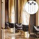 thumbnail image 5 of Juego de 4 ganchos para sujetar cortinas con diseño de flores, pinzas decorativas para cortinas y ventanas. Negro, 5 of 9