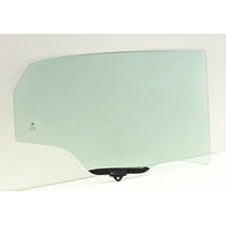 Passenger Right Side Rear Door Window Door Glass Compatible with Hyundai Elantra GT 4 Door Hatchback 2013-2017 Models
