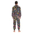thumbnail image 4 of FORMRS Onesies Pajama for Adults Unisex Hoodie Winter Jumpsuit One Piece Sleepwear, Sizes S-2XL, Small Space Pattern, 4 of 7