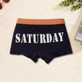thumbnail image 4 of LJEFF Boys Cotton Boxer Briefs, Comfort Breathability Printed Elasticity Kids Underwear Boys Black Size 4-6, 4 of 9