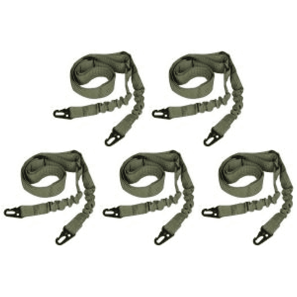 Correa Elástica para Rifle 2 Puntos Liberación Rápida Escalada () Verde