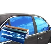 JNK NETWORKS Reflective Shield Ceramic Window UV Tint Film for Cars, Trucks, Tractors (Blue, 20" x 5')