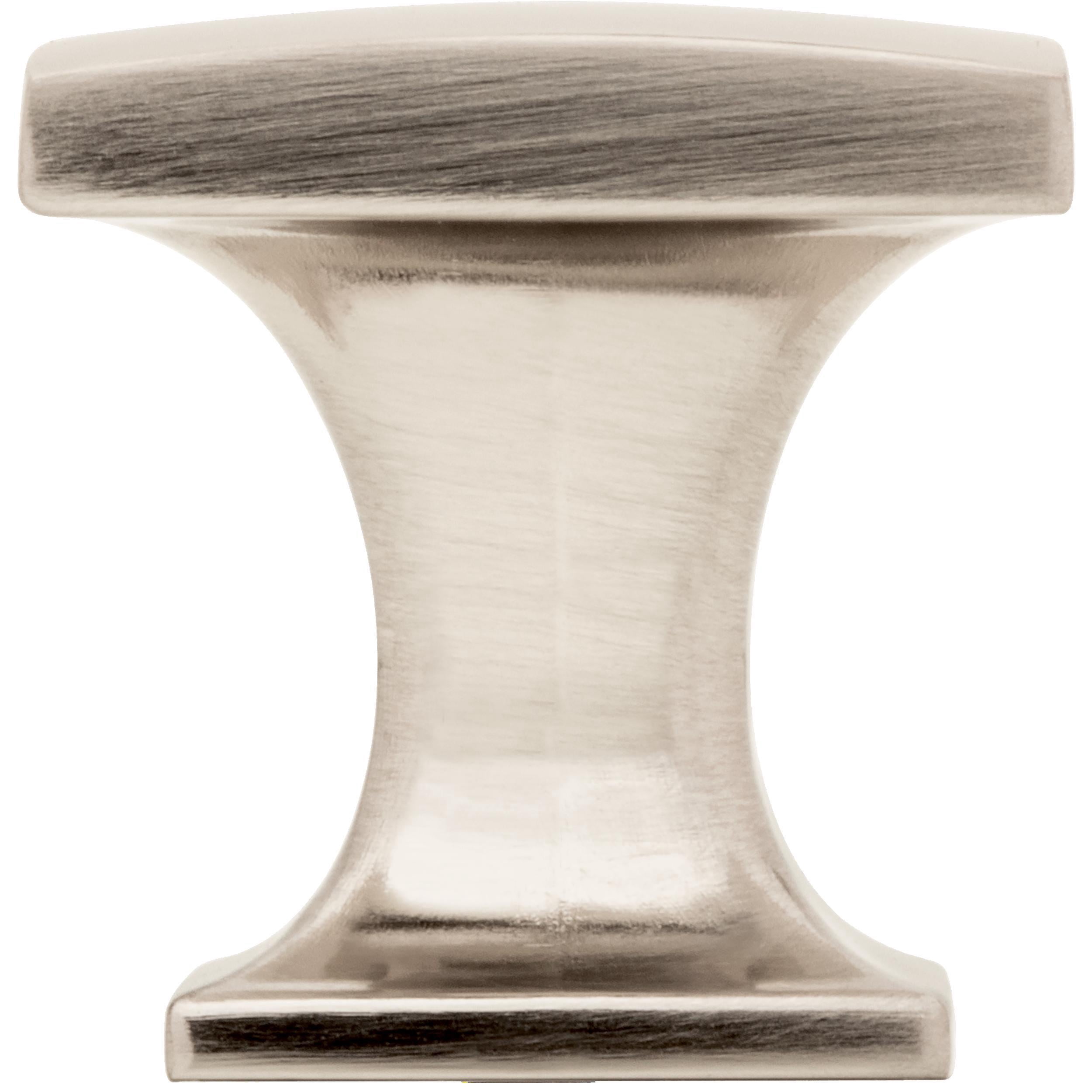 Mainstays Lombard 1 in. (25 mm) Satin Nickel Cabinet Knob (2-Pack)