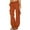 Orange, variant on Meichang Women's Baggy High Waist Cargo Pants with Multiple Pockets, Straight Leg, Plus Size, Y2K Style
