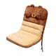 thumbnail image 4 of Cojín del asiento Cojín de silla de dibujos animados, almohada de respaldo, cojín de silla de respaldo alto, almohada de respaldo de sofá para silla de oficina , marrón y amarillo Fanmusic Cojín del asiento, 4 of 7