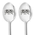 thumbnail image 1 of WIRESTER 3.3cm (W) x 19.56cm (L) Animal Merle Aussie Australian Shepherd Dog Stainless Steel Spoon Engraved Spoon With Long Handle, 1 of 6