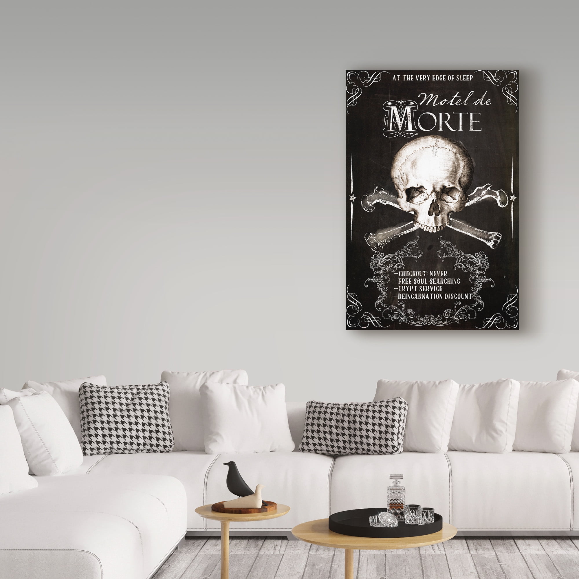 Trademark Fine Art 'Dark Signs 3' Canvas Art by Color Bakery