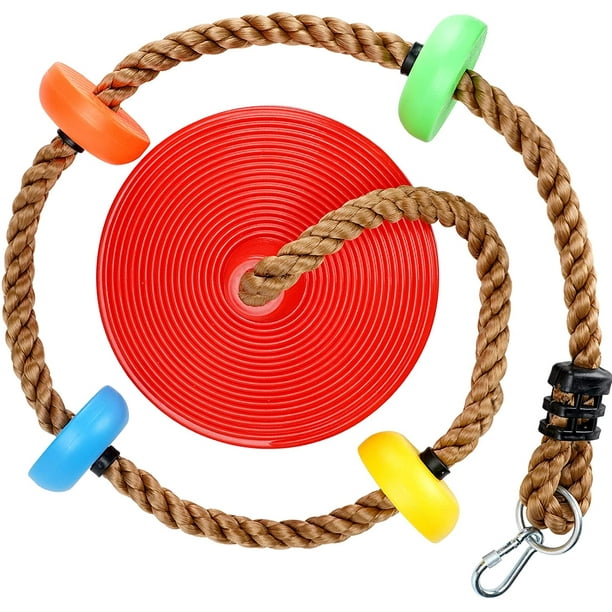 Rope Swings for Kids Outdoor, Kids' Climbing Ropes Tree Swing with