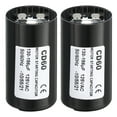 thumbnail image 1 of Uxcell Motor Start Capacitor 130-156uF/Mfd 125V 50/60Hz CD60 Run Capacitor 2 Pack, 1 of 5