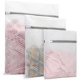 thumbnail image 1 of HAYAN3Pcs Durable Honeycomb Mesh Laundry Bags for Delicates 1 Large 16 x 20 Inches, 1 Medium 12 x 16 Inches, 1 Small 9 x 12 Inches (Honeycomb Mesh), 1 of 1