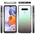 thumbnail image 2 of Mantto LG Stylo 6 Case, Front & Back 360 degree Full Body Protective Gradient Color Bumper Shockproof Slim Hybrid Back Soft Silicone Rubber TPU Bumper Clear Phone Case for LG Stylo 6 Case - Black, 2 of 8