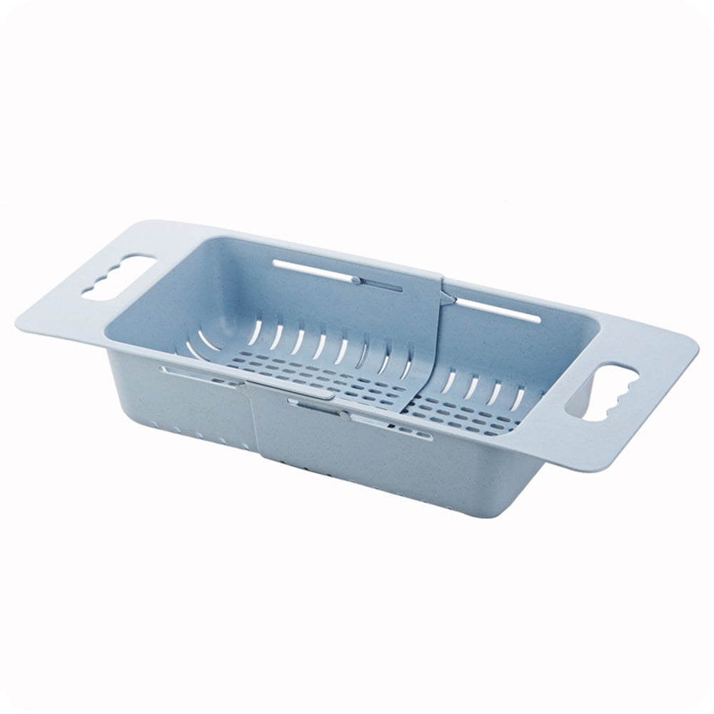 ALLOMN Retractable Hangable Sink Hollow Drain Baskets Adjustable Large