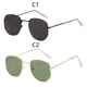 thumbnail image 4 of Gafas De Sol Hexagonales Con Lente Plana Para Hombre Y Mujer Estilo Vintage Para Hombres Y Mujeres Cuadradas De Metal Para Exteriores, 4 of 4